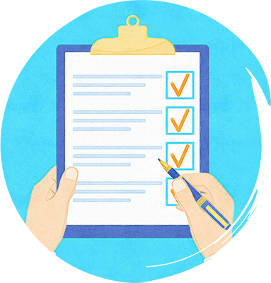 Icon of a checklist